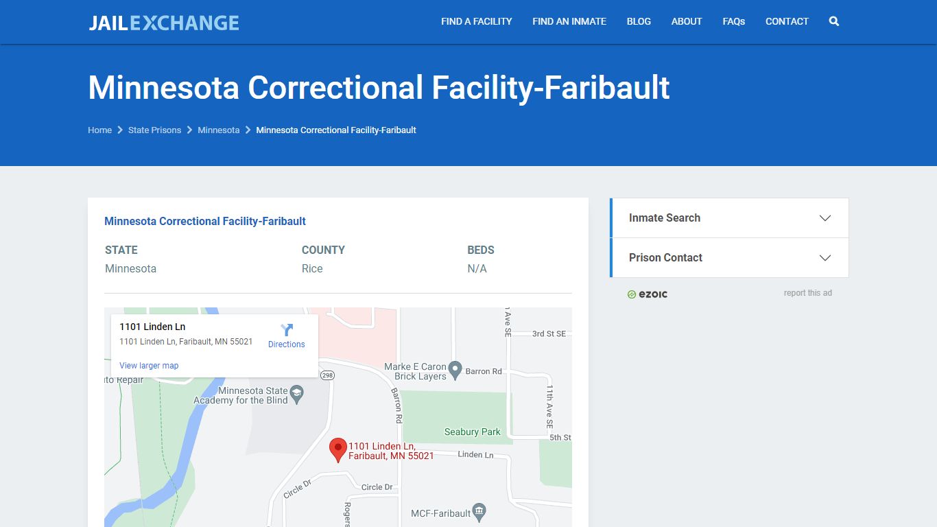 Minnesota Correctional Facility-Faribault Prisoner Search ...