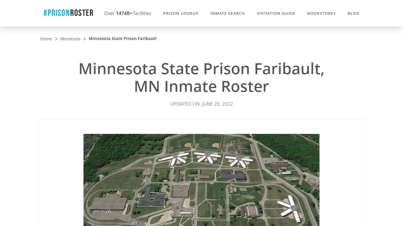 Minnesota State Prison Faribault, MN Inmate Roster